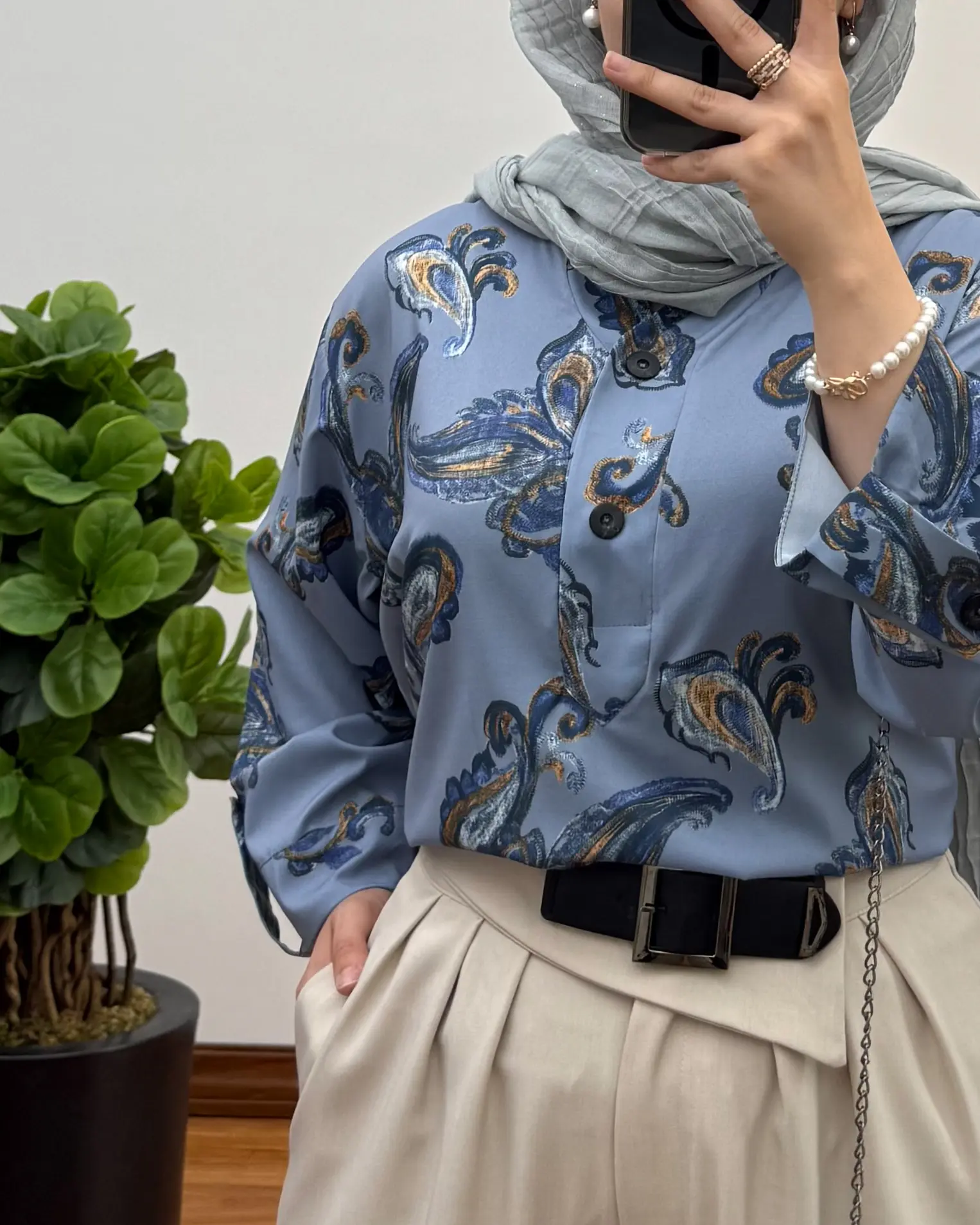 شومیز ایتالیایی ترمه